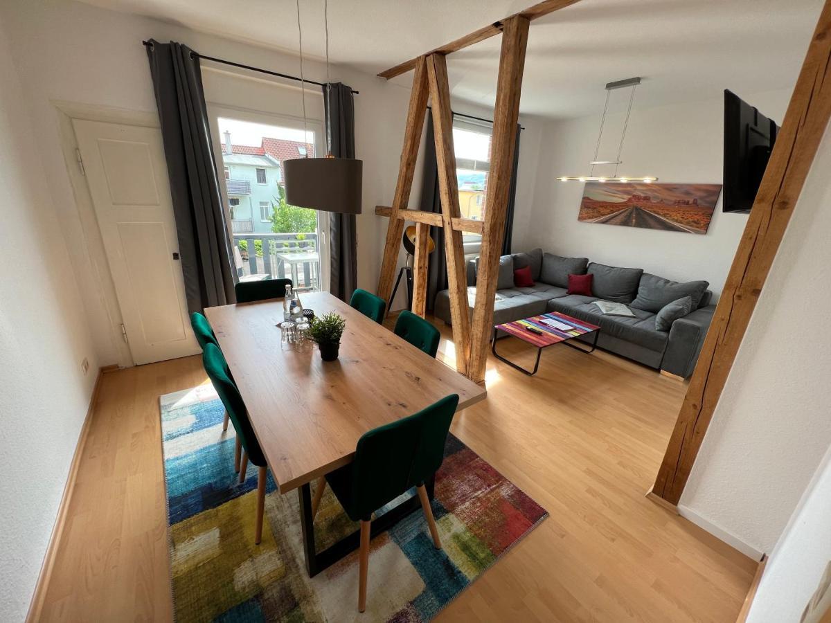 Jena City Apartment, Balkon, Sonnig, Wifi, Parkplaetze, Naehe Zentrum מראה חיצוני תמונה